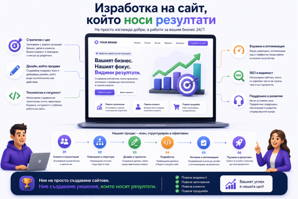 Изработка на сайт, който носи резултати 2 Изработка на сайт, който носи резултати