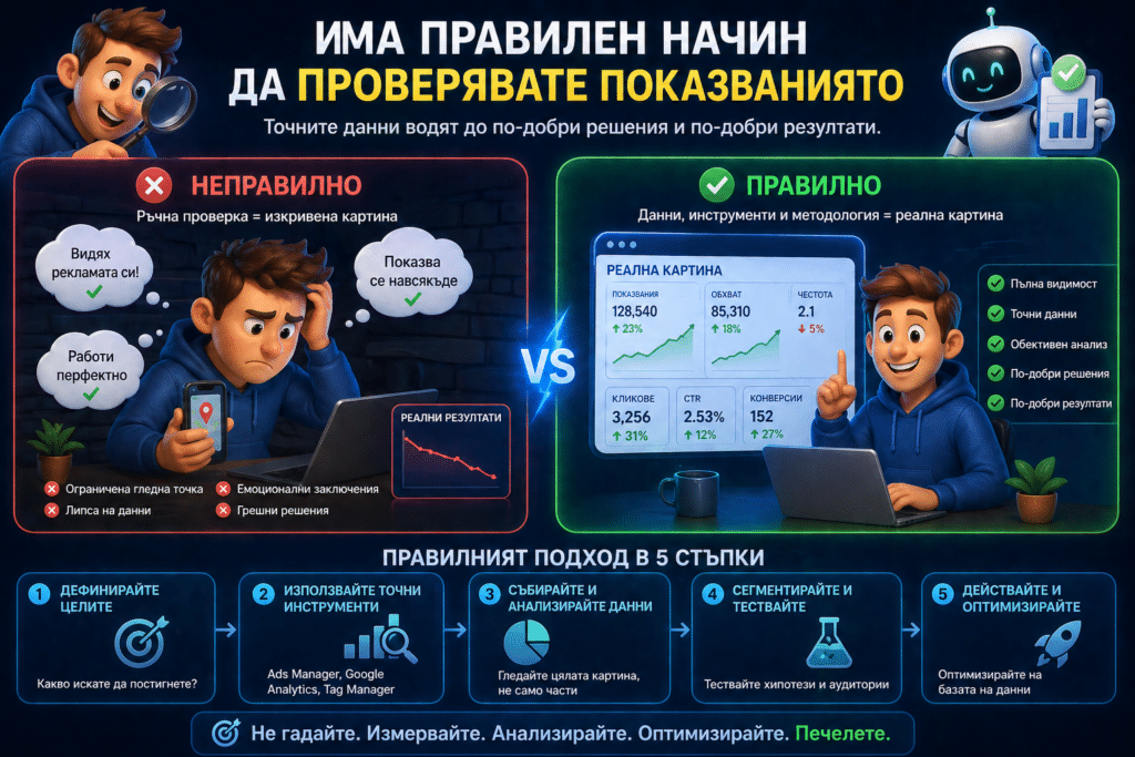 Защо не е добре сами да си търсите рекламите в Google 4 Има правилен начин да проверявате показването