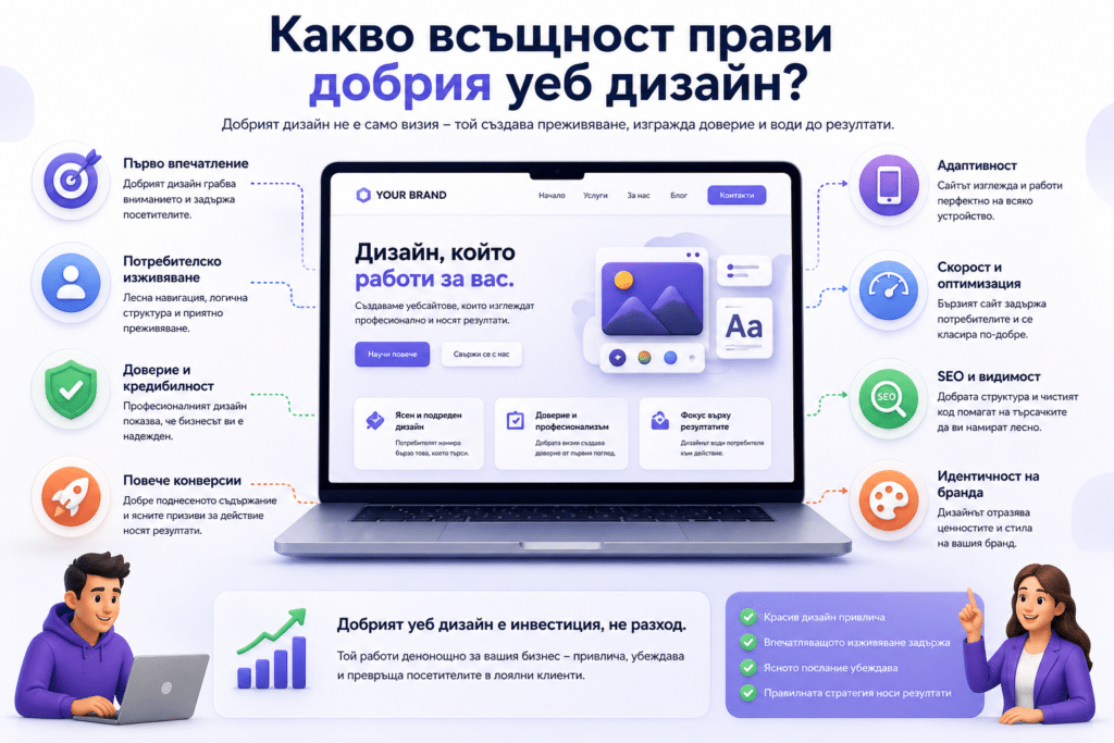 Уеб дизайн, който продава, не само изглежда добре 2 Какво всъщност прави добрия уеб дизайн