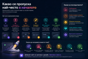 Изработка на сайт, който носи резултати 5 Какво се пропуска най-често в началото