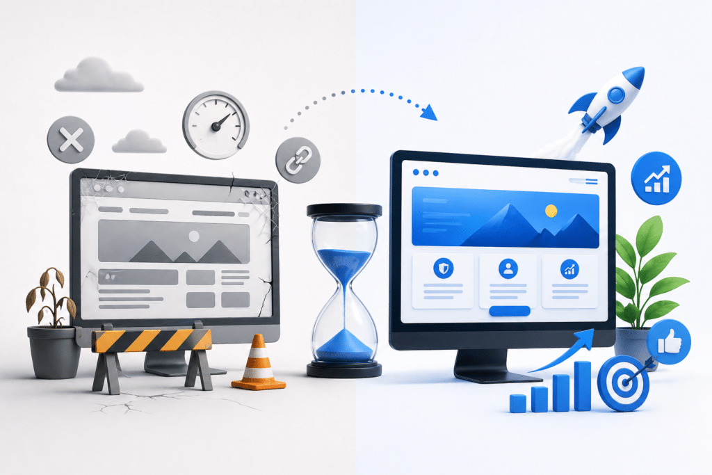 Изработка на фирмен сайт, който продава 5 Кога е време за нов сайт, а не за козметични промени