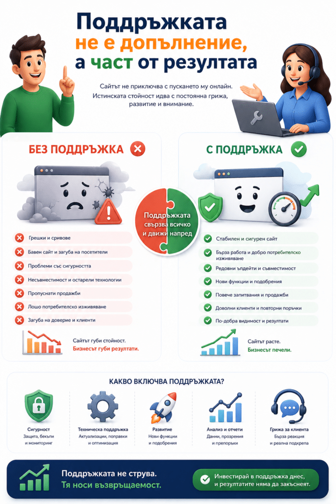 Как да изградите онлайн магазин, който продава 5 Поддръжката не е допълнение, а част от резултата