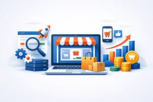 Уебсайт за малък бизнес, който продава