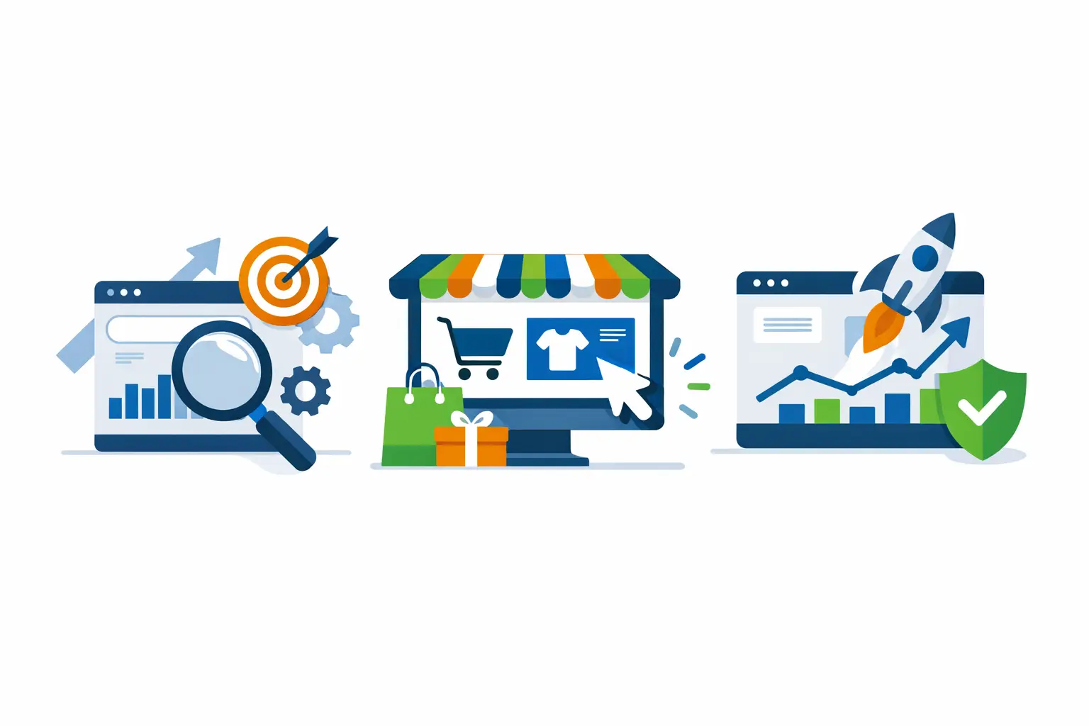 SEO оптимизация за онлайн магазин, която продава