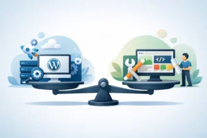 WordPress или custom сайт - кое печели?