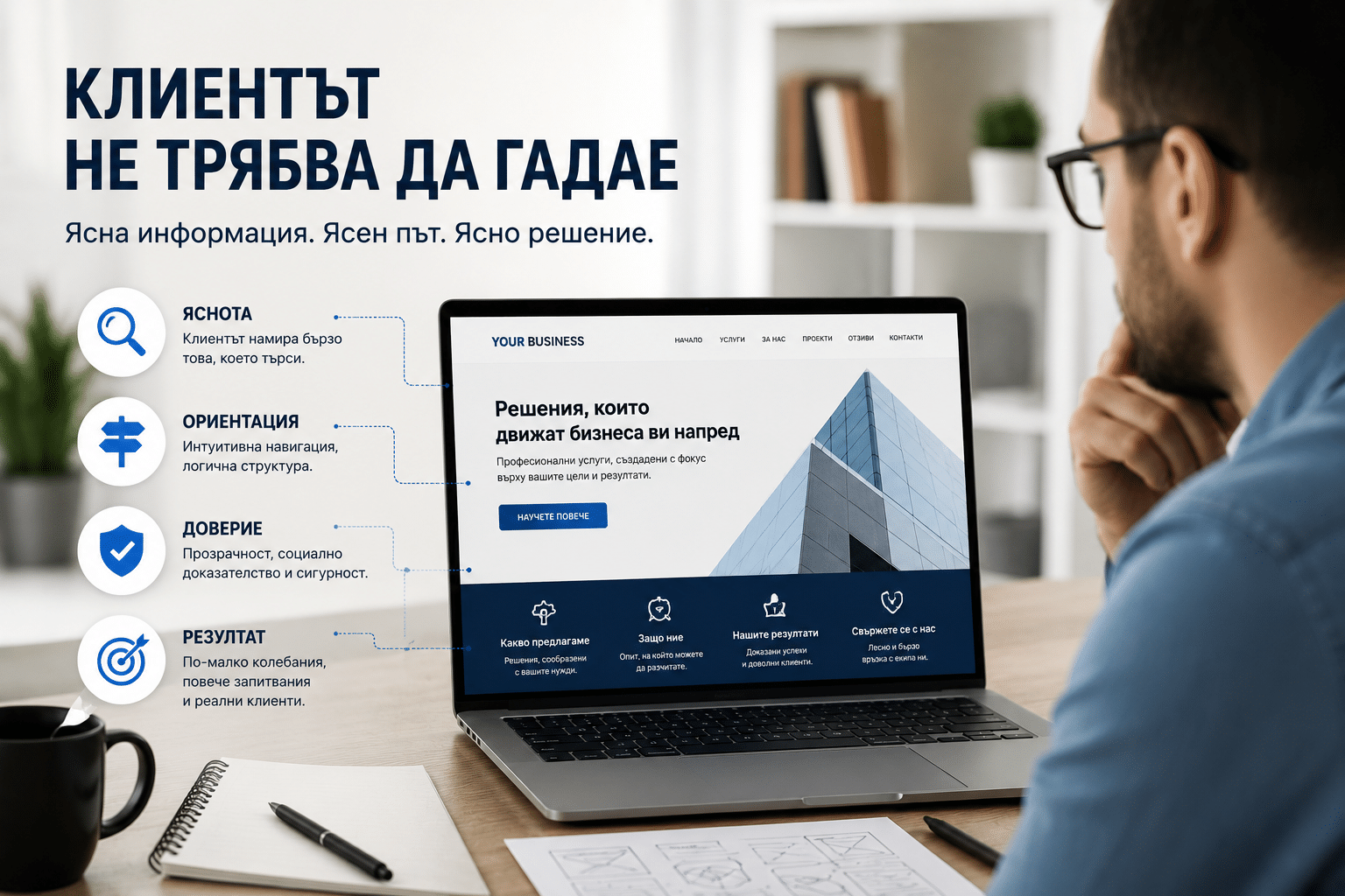 Защо сайтът не носи запитвания 2 Клиентът не трябва да гадае