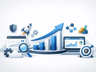 Пример за ръст от органичен трафик за B2B
