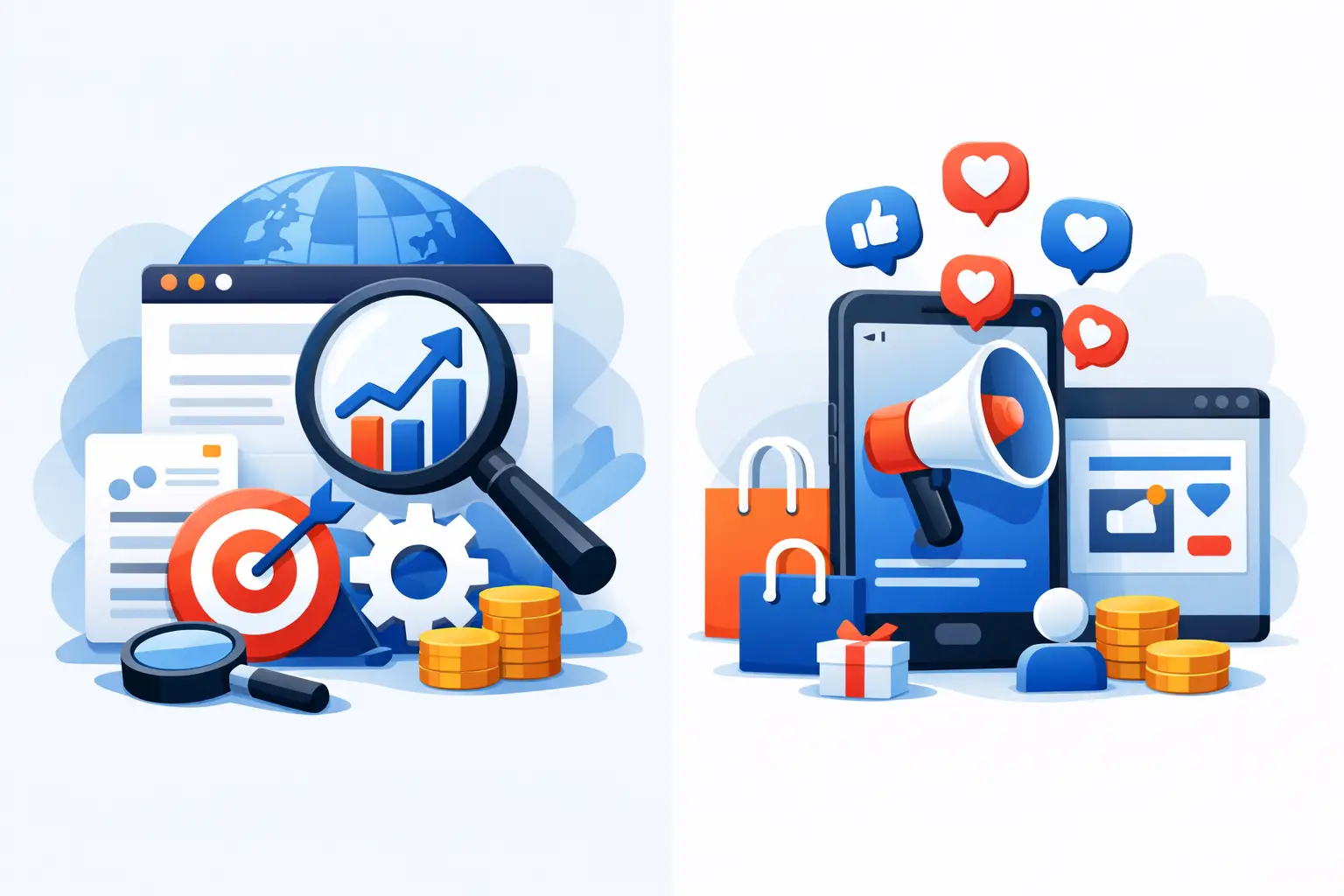 SEO или Facebook реклама за повече продажби?