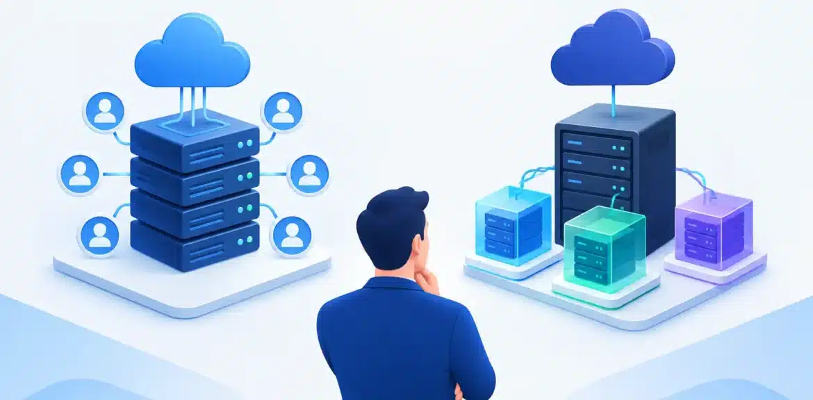 Кога да преминете от споделен хостинг към VPS 1 Споделен хостинг или VPS: кой е за бизнеса ви?